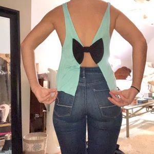 Open back tank